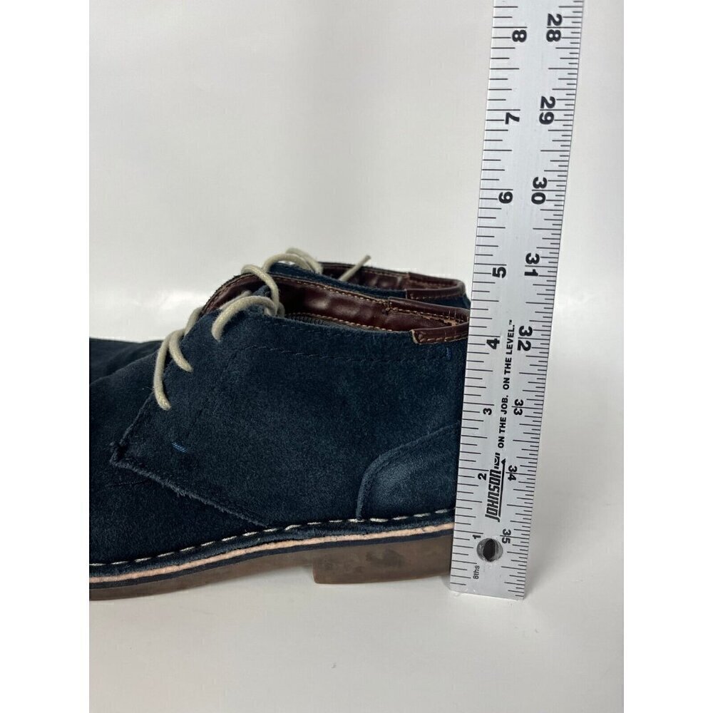 Kenneth Cole Shoes boots Mens 8.5 M Blue Suede Desert Sun Chukkas Hipster - Picture 13 of 16